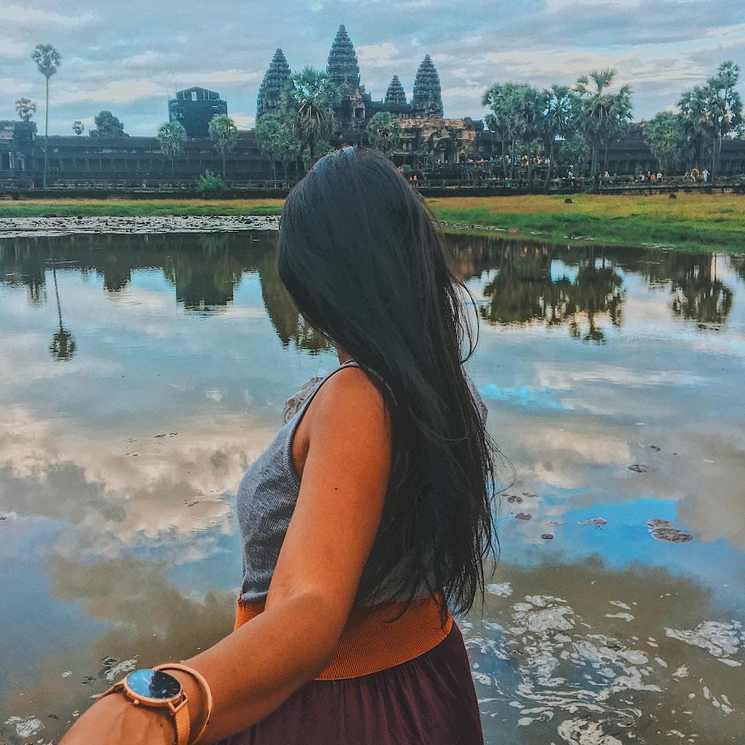 Sunset in Angkor wat, most instagrammable places in Cambodia