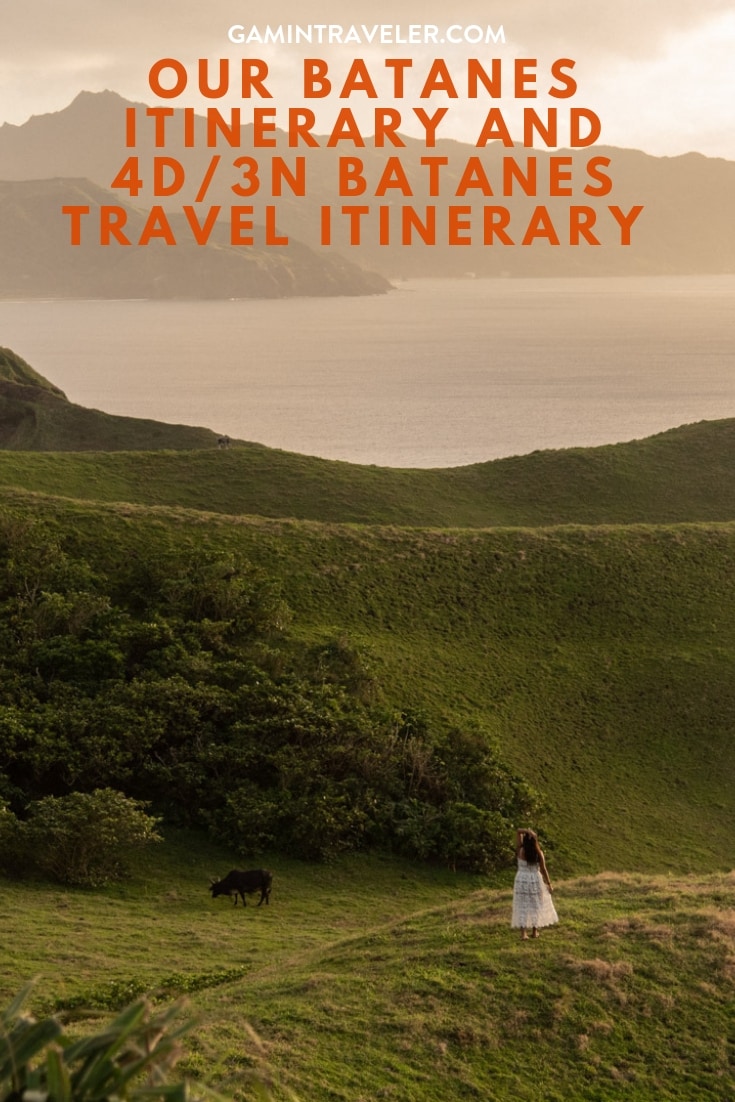 batanes itinerary pin