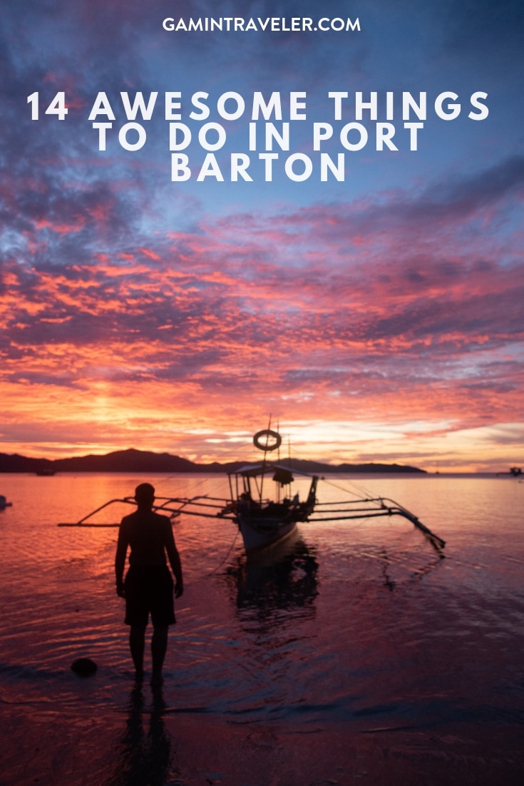 Port Barton travel guide pin