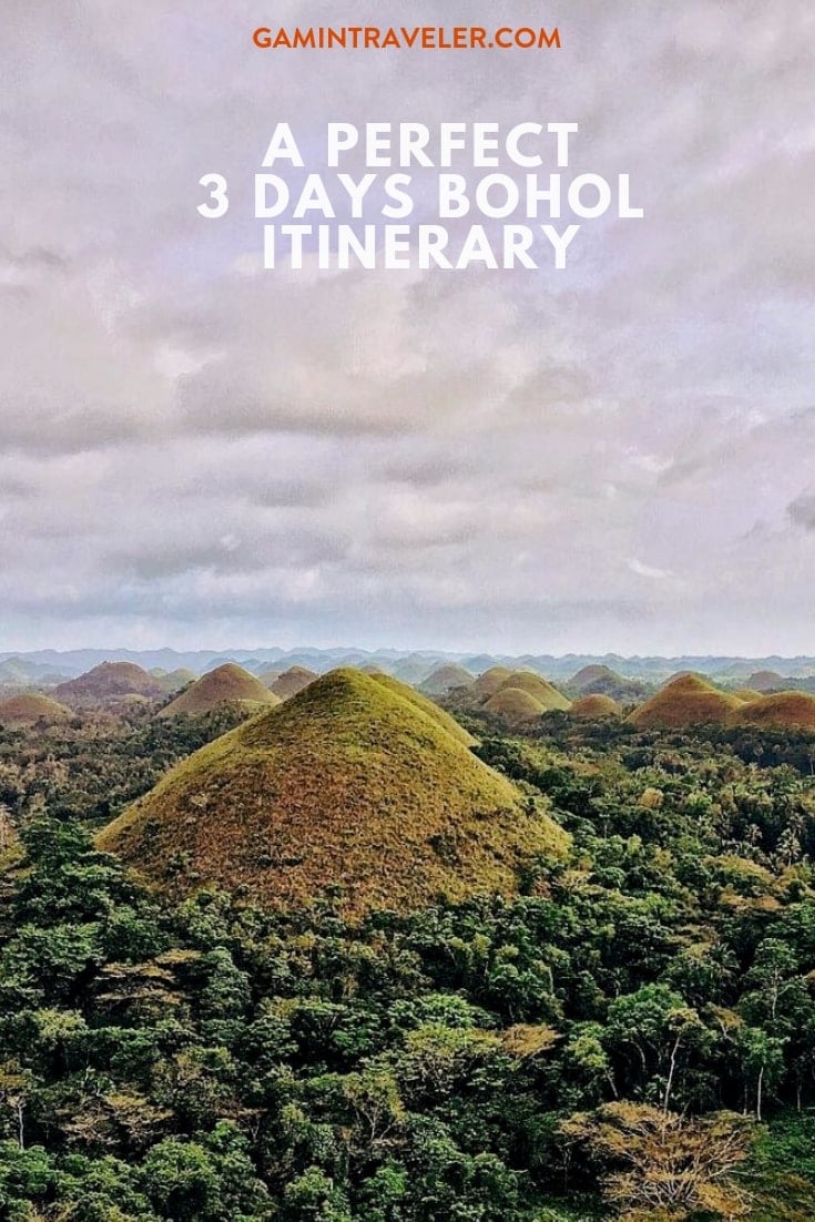 Bohol Itinerary