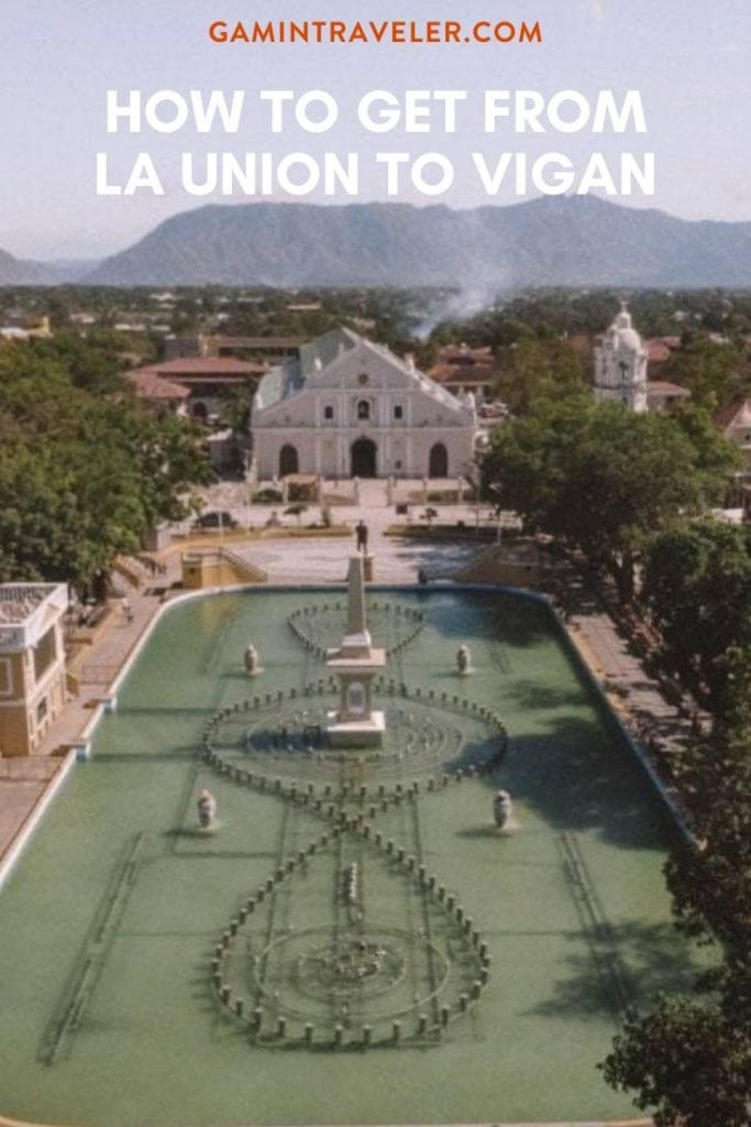 How to get from La Union to Vigan