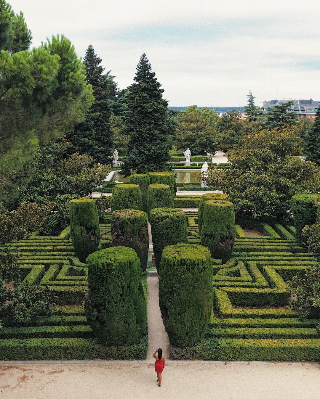 sabatini gardens, Madrid Instagram Spots, most instagrammable places in madrid
