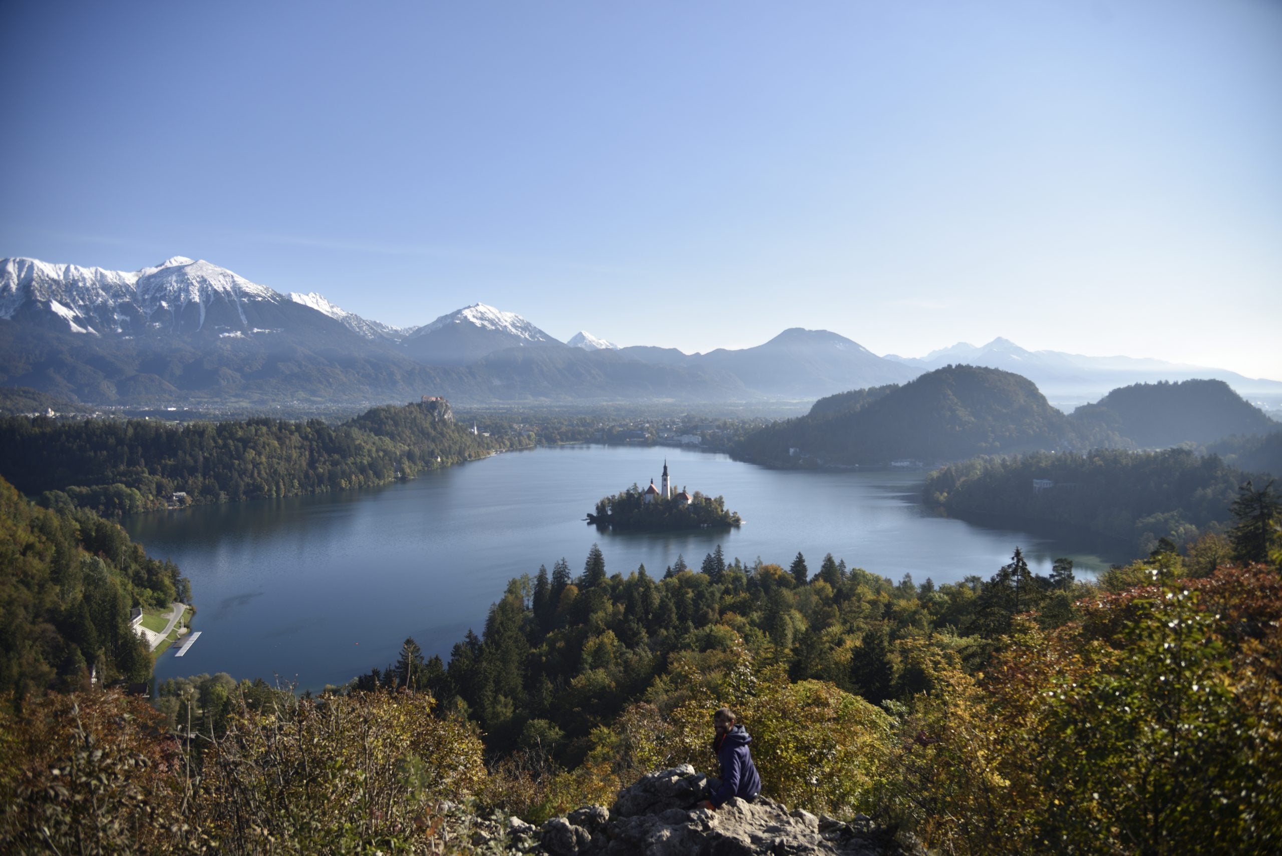 lake bled hike, ojstrica hike, the Best View of Lake Bled, The Best Lake Bled Viewpoint