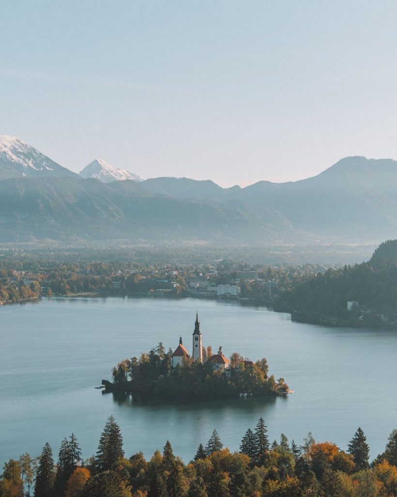 lake bled hike, ojstrica hike, the Best View of Lake Bled, The Best Lake Bled Viewpoint