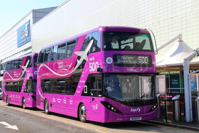 How To Get From Glasgow Airport To City Center Best Way 4 Glasgow Express Bus 500, Glasgow airport to city center, Glasgow airport to city, How To Get From Glasgow Airport To City Center
