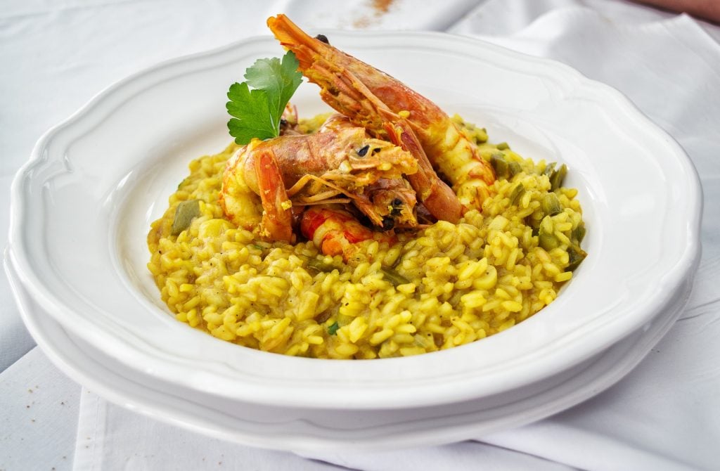 swiss food, switzerland food, swiss cuisine, swiss dishes, switzerland traditional food, Saffron Risotto