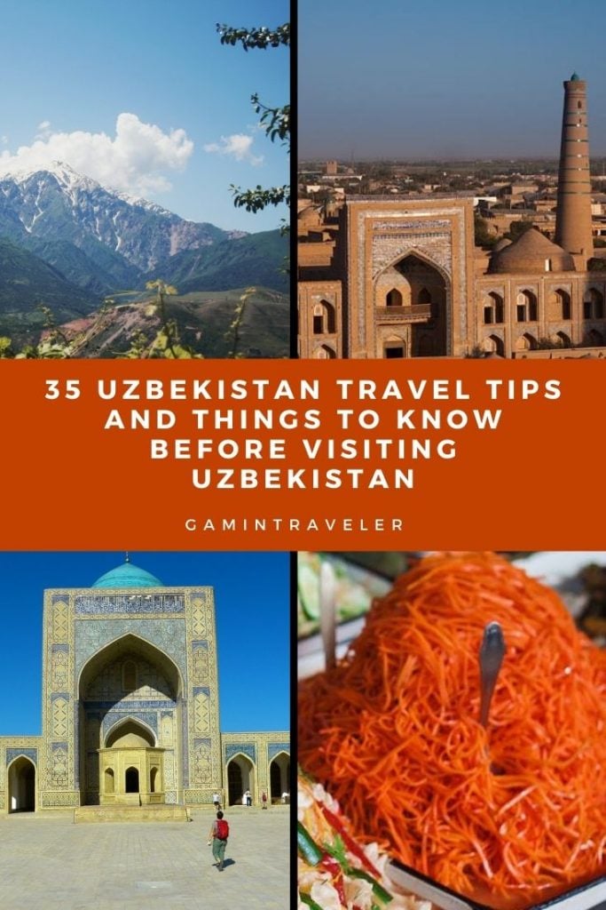 Uzbekistan travel tips, things to know before visiting Uzbekistan, facts about Uzbekistan
