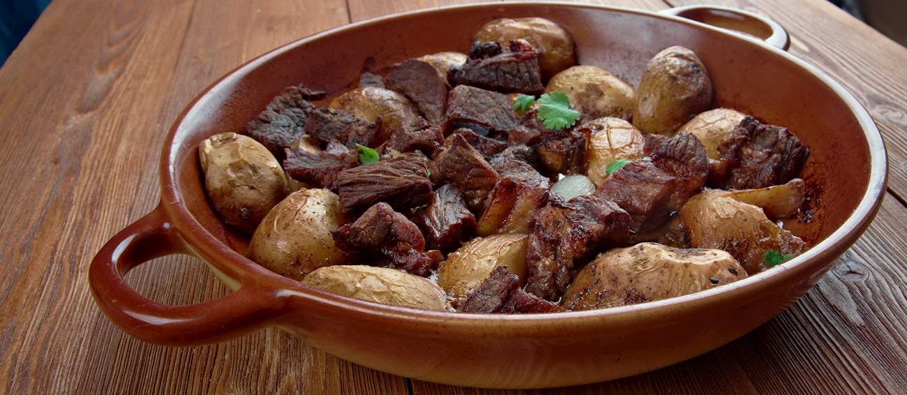 Afelia Afella Cypriot traditional dish