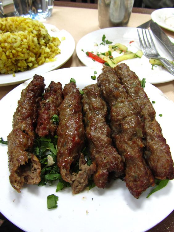 Best Egyptian Food - 57 Best Egyptian Dishes And Traditional Food in Egypt To Try 12 Egypt Travel Tips, things to know before visiting Egypt, facts about Egypt, Kebab And Kofta