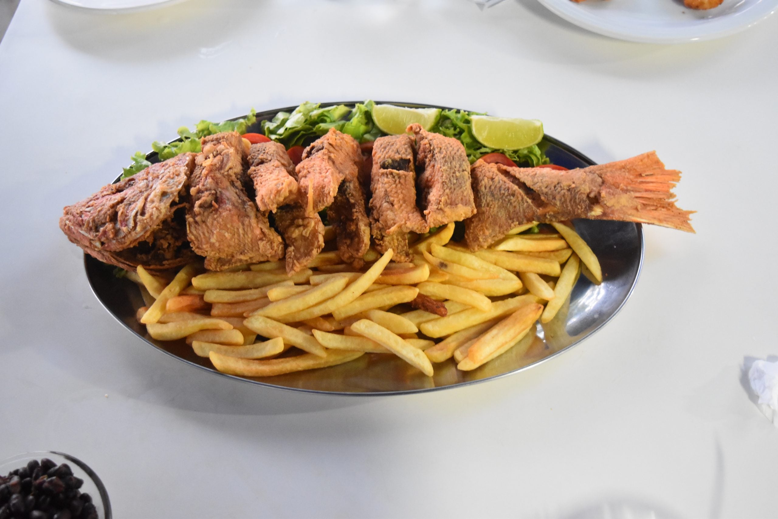 Fried Fish Bahamian Cuisine, Bahamian breakfast, breakfast in Bahamas