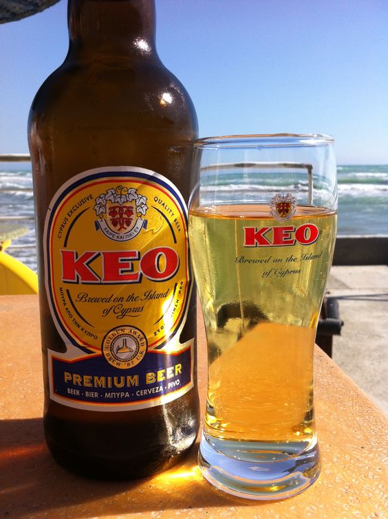 Cypriot drinks, drinks in Cyprus, Cypriot Beverages, beers in Cyprus, KEO Beer