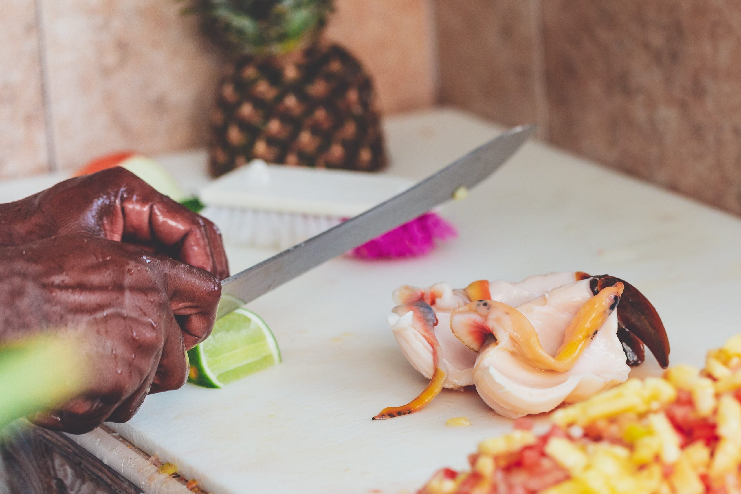 Cracked conch, food in Bahamas, Bahamian food, traditional food in Bahamas, Bahamian dishes, Bahamian cuisine,  Bahamian breakfast, breakfast in Bahamas