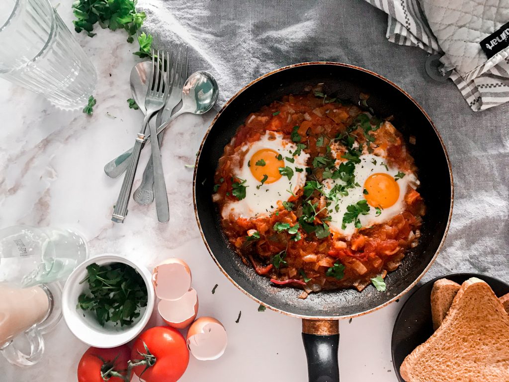 Best Egyptian Food - 57 Best Egyptian Dishes And Traditional Food in Egypt To Try 19 egyptian food, egyptian cuisine, egyptian dishes, egypt traditional food, food in egypt, Shakshouka