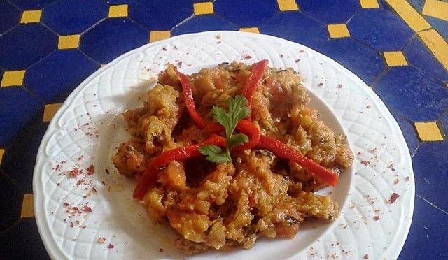 Best Moroccan Food - 45 Best Moroccan Dishes And Traditional Food In Morocco To Try 23 moroccan food, food in morocco, moroccan cuisine, moroccan dishes, traditional moroccan food, Aubergine