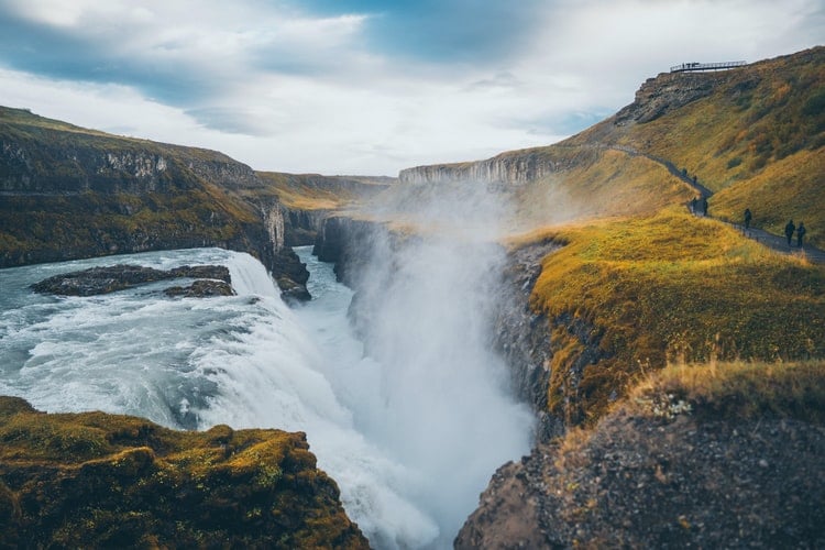 Gullfoss waterfalls, iceland instagram spots, most instagrammable places in Iceland, Iceland photos, Iceland photography