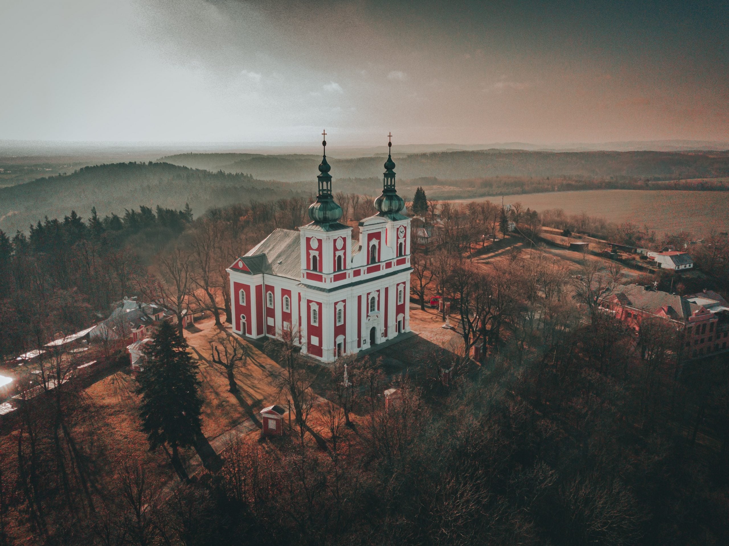 Church Czech Republic Drone scaled