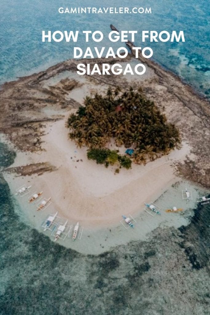 HOW TO GET FROM DAVAO TO SIARGAO BY LAND