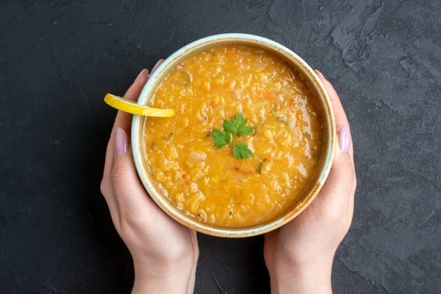Lentils Soup, 
vegetarian food in Panama, vegan food in Panama, Panamanian vegetarian dishes, vegan in Panama, vegetarian in Panama