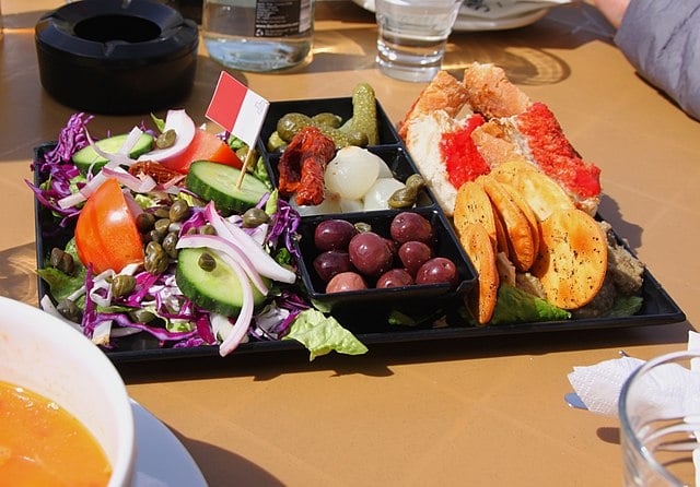 Maltese Food, Maltese cuisine, Traditional Maltese Food, food in Malta, Maltese dishes, Maltese Platter