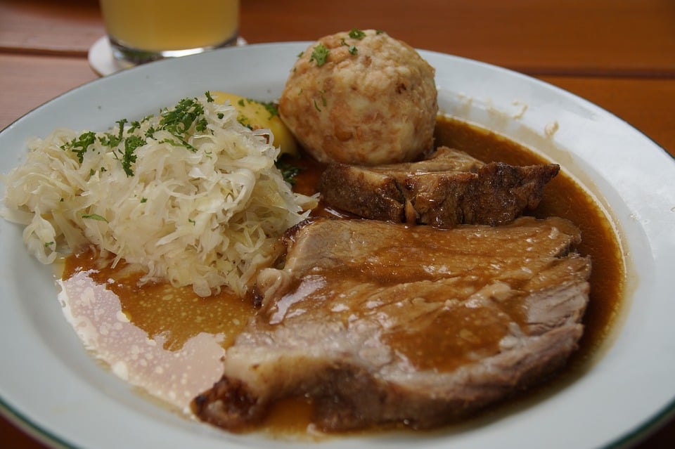 Czech Republic Food, Czech Republic cuisine, Traditional Czech Republic Food, food in Czech Republic, Czech Republic dishes, Vepřo knedlo zelo