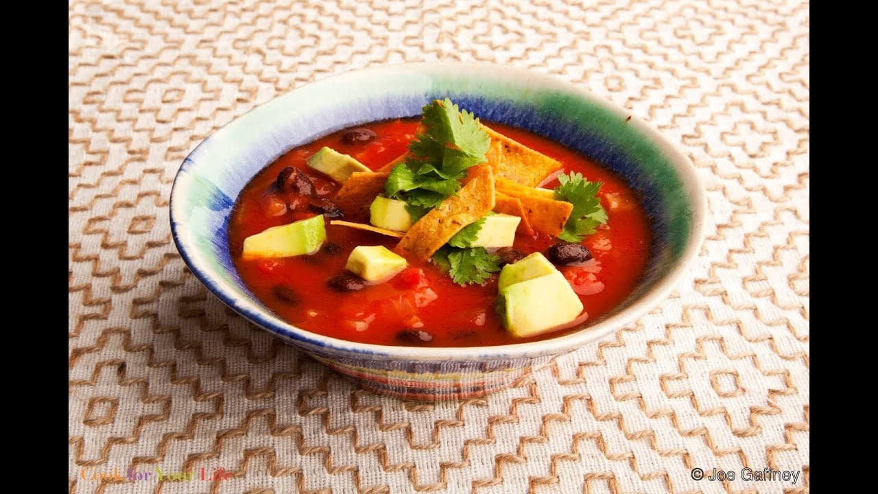 VEGETARIAN FOOD IN CANADA: 29 BEST CANADIAN VEGETARIAN DISHES AND VEGAN FOOD IN CANADA 24 Vegetarian tortilla soup ,vegetarian food in Canada, vegan food in Canada, Canadian vegetarian dishes, vegan in Canada, vegetarian in Canada