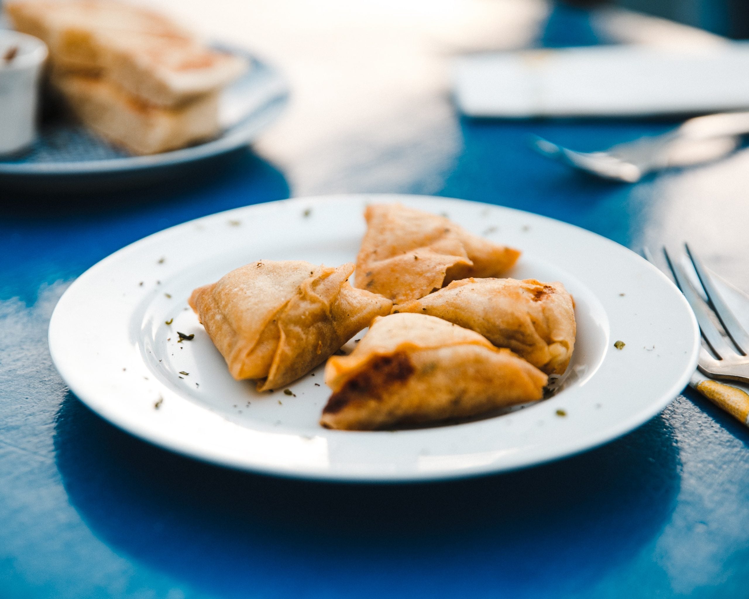 vegetarian food in Morocco, vegan food in Morocco, Moroccan vegetarian dishes, vegan in Morocco, vegetarian in Morocco - Moroccan Almond Briouats