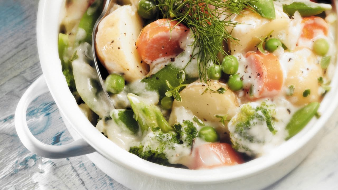 VEGETARIAN FOOD IN CANADA: 29 BEST CANADIAN VEGETARIAN DISHES AND VEGAN FOOD IN CANADA 15 Nova Scotia Hodge Podge is a popular dish in Canada, vegetarian food in Canada, vegan food in Canada, Canadian vegetarian dishes, vegan in Canada, vegetarian in Canada