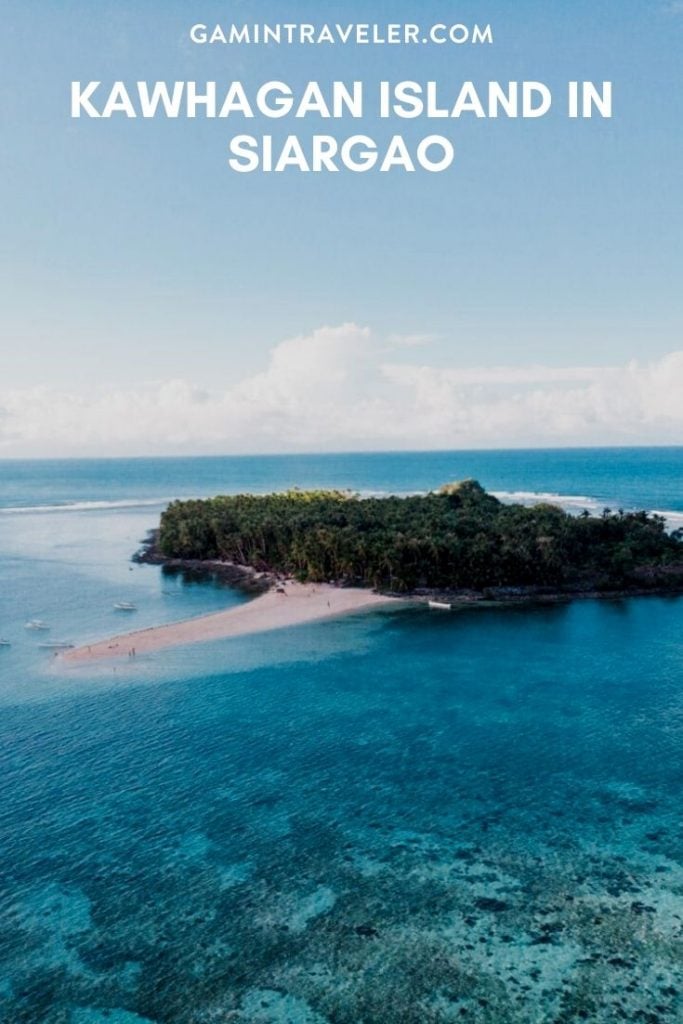 Kawhagan Island in Siargao (Travel Guide) 1 kawhagan island pin