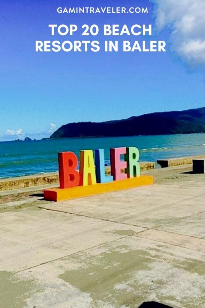 BEACH RESORTS IN BALER