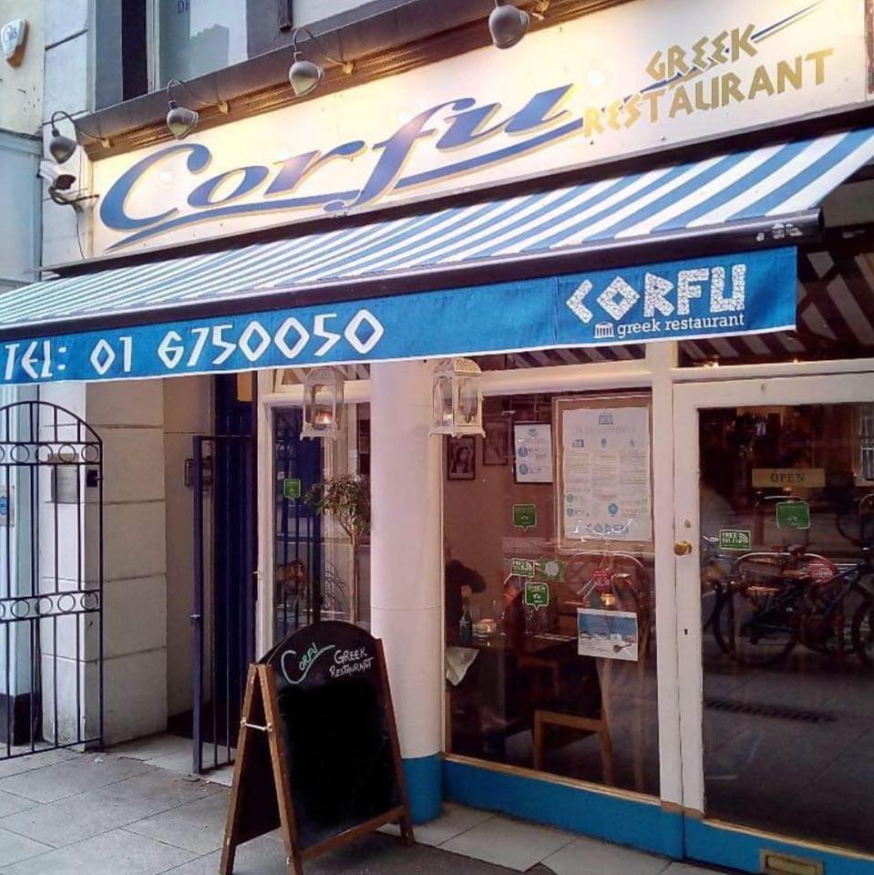 Restaurants in Dublin, best restaurants in Dublin, restaurants Dublin, Dublin restaurants, where to eat in Dublin, Dublin food, corfu greek restaurant