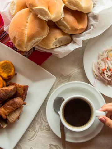 breakfast in Peru, peruvian breakfast, traditional peruvian breakfast, typical peruvian breakfast