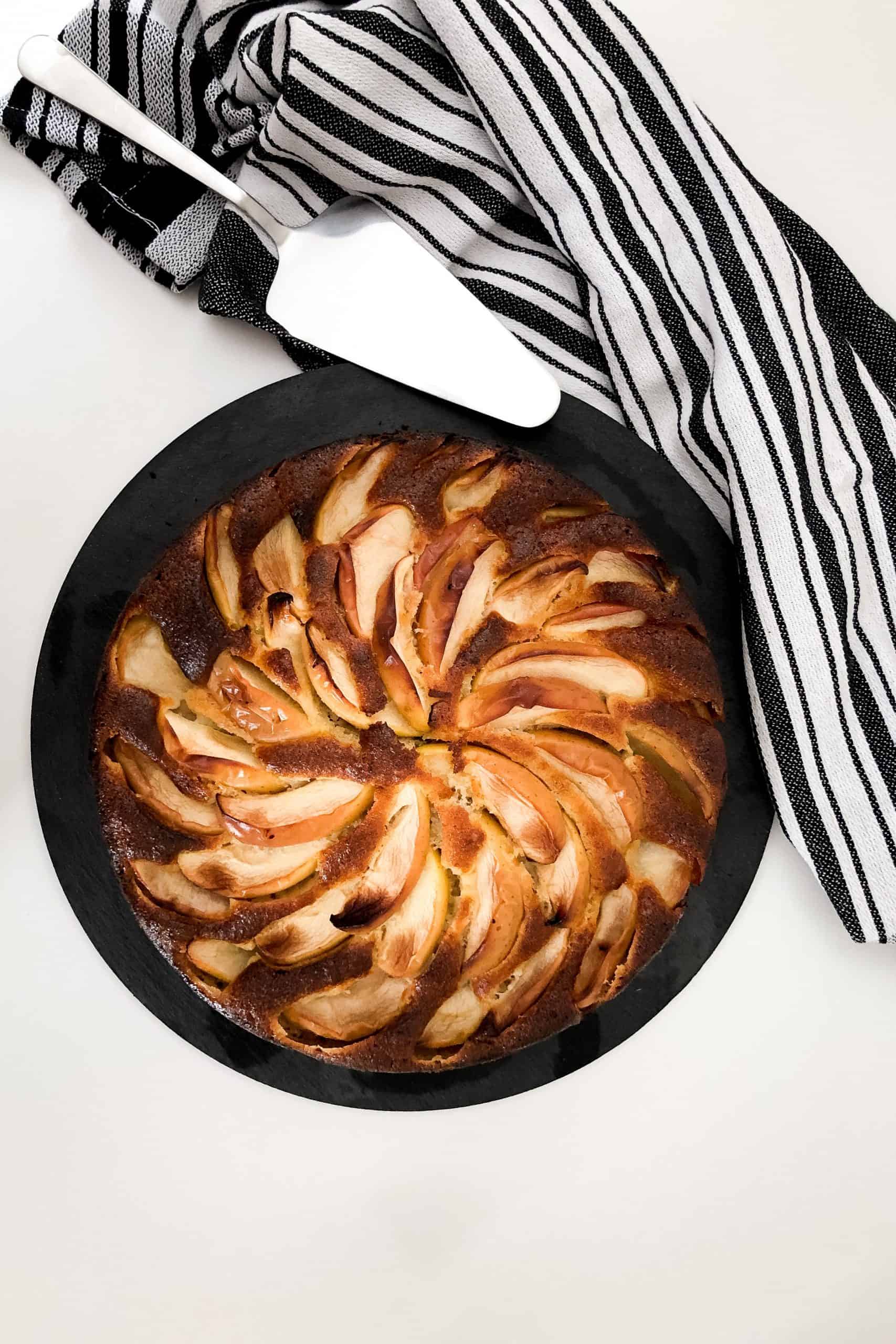 Apfelkuchen, German Apple Custard Cake , German Breakfast, Traditional Breakfast in Germany to Try, 