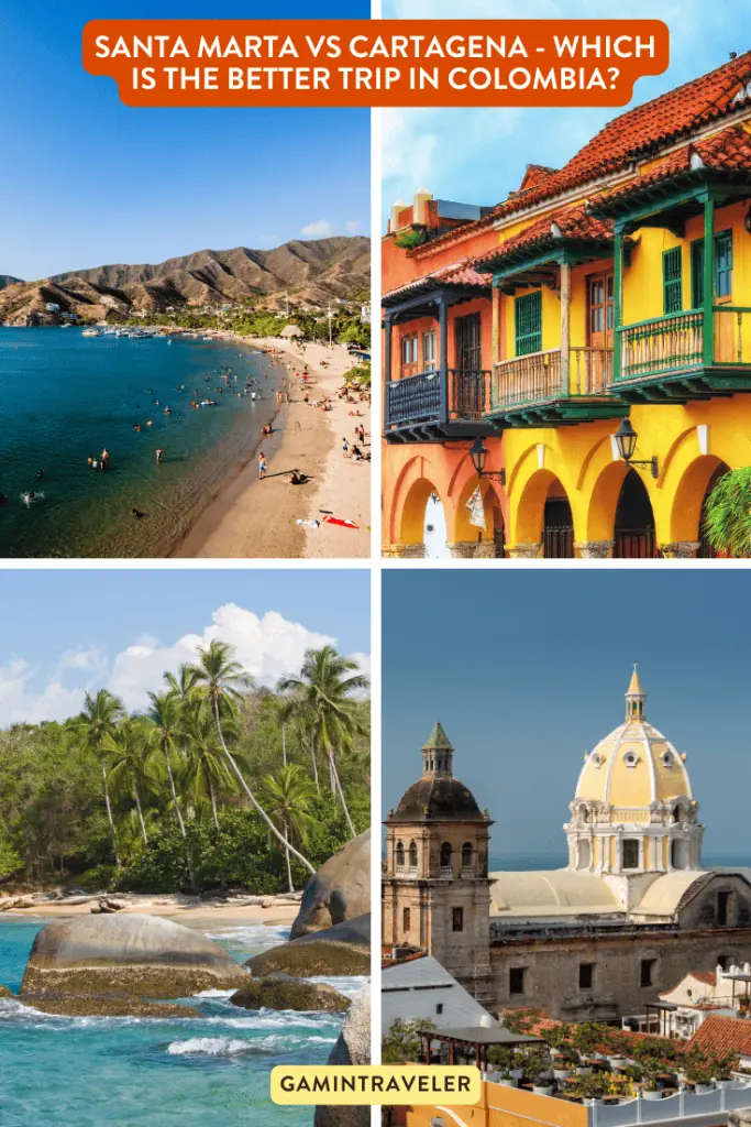 Comparison Santa Marta vs Cartagena - Which is the Better Trip in Colombia? 1 Cartagena vs Santa Marta - Which destination to travel to in Colombia