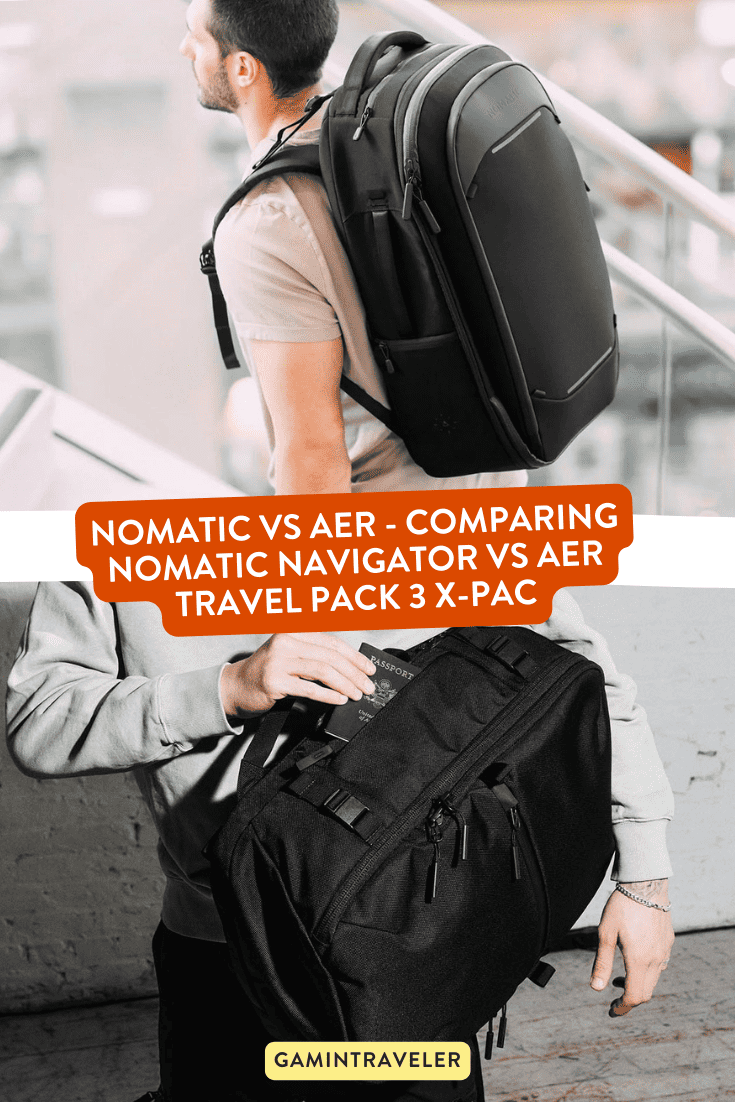 Nomatic vs Aer - Comparing Nomatic Navigator vs Aer Travel Pack 3 X-Pac 1 Nomatic vs Aer - Comparing Nomatic Navigator vs Aer Travel Pack 3 X-Pac