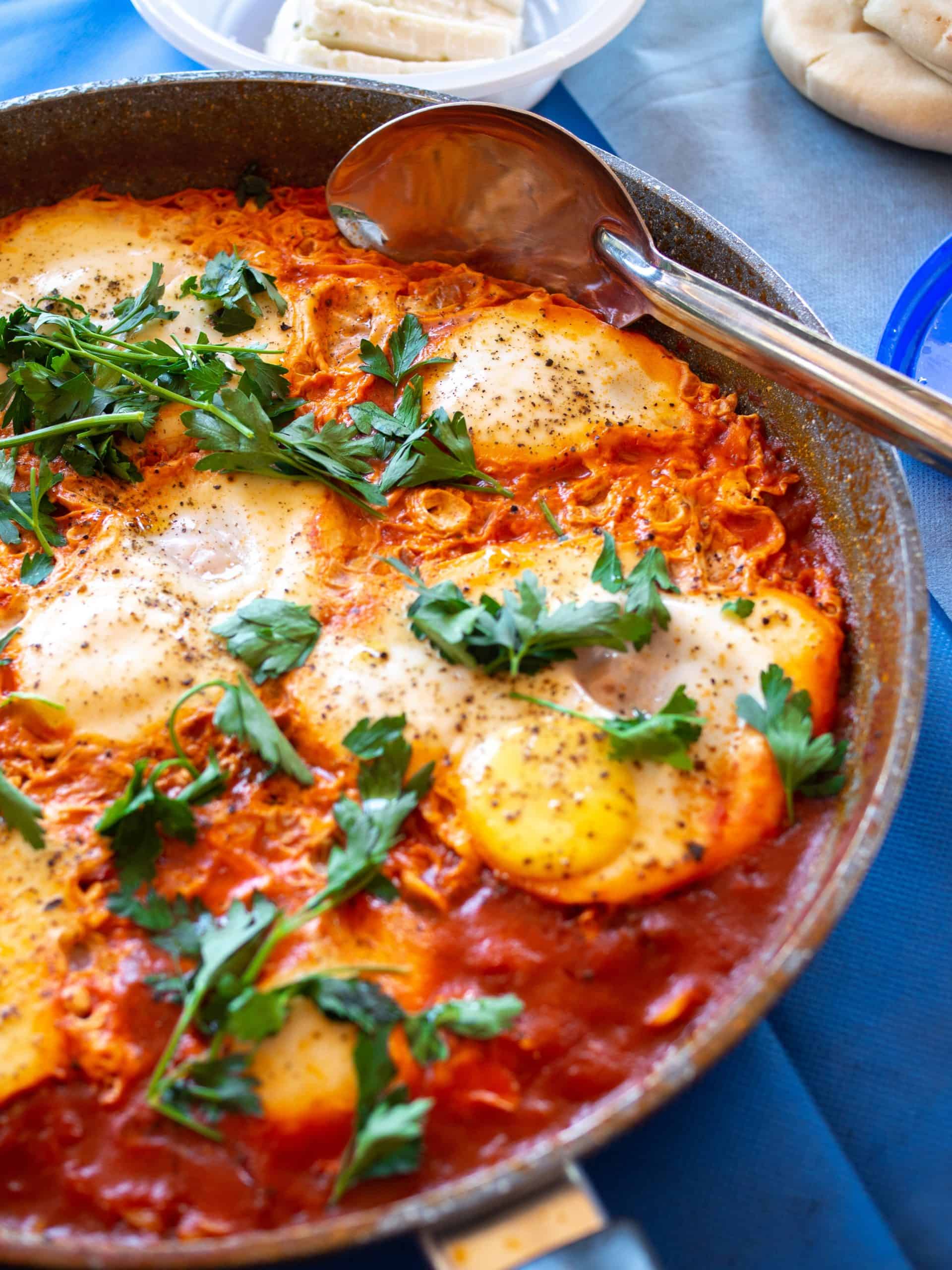 Shakshuka / Chakchouka / Shakshouka - Perfect for early mornings or brunches for your breakfast in Tunisia, Tunisian breakfast