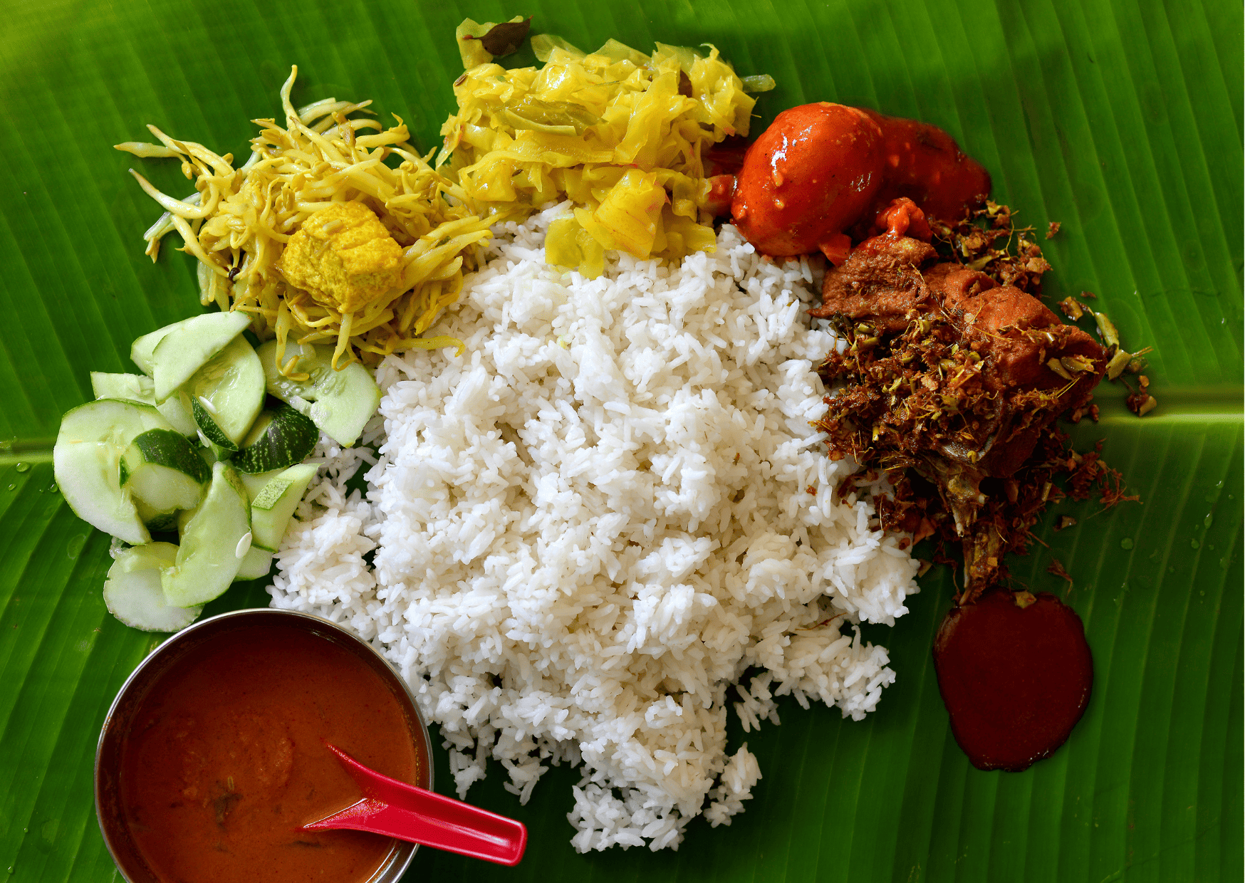 Nasi Kandar, Malaysian Breakfast, Breakfast in Malaysia, Traditional Malaysian Breakfast, Traditional Breakfast in Malaysia