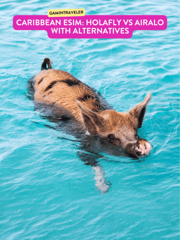 Caribbean eSIM: Holafly vs Airalo with Alternatives