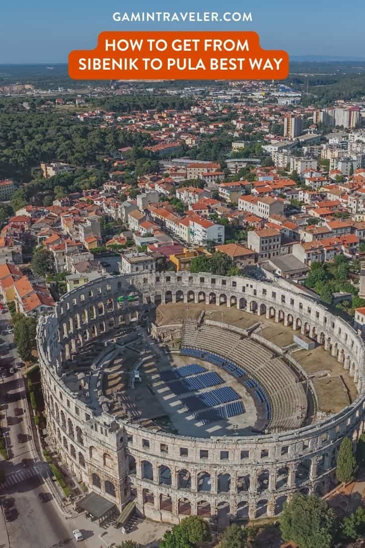How To Get From Sibenik to Pula Best Way, Pula to Sibenik, cheapest way from Sibenik to Pula, bus from Sibenik to Pula, taxi from Sibenik to Pula, private transfer from Sibenik to Pula, train from Sibenik to Pula,
