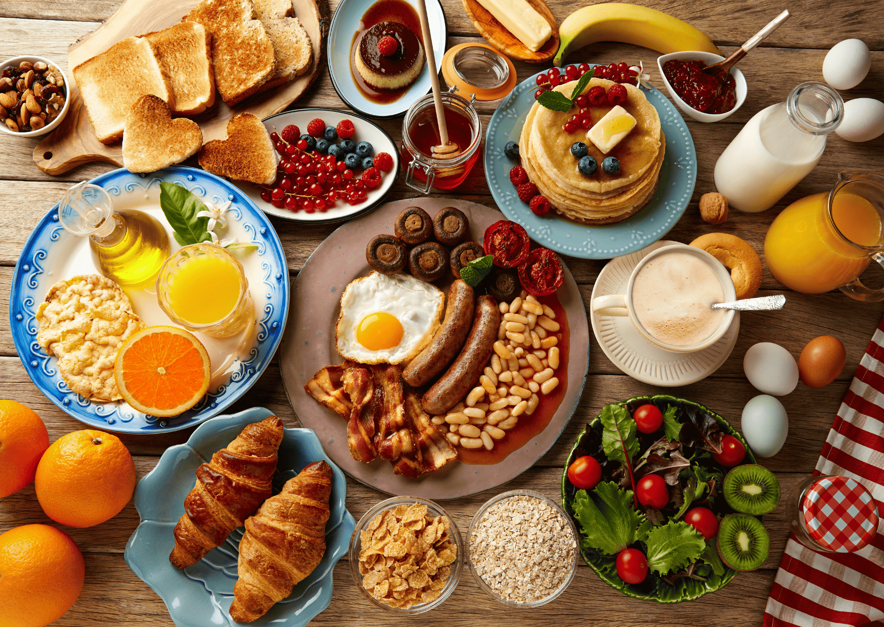 types of breakfast
