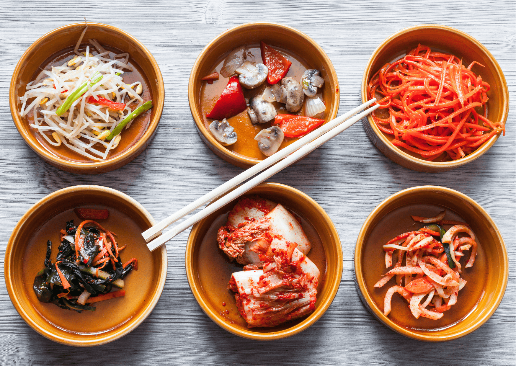 South Korea: Dak Juk and Banchan, Traditional Asian Breakfast, Asian Breakfast Foods