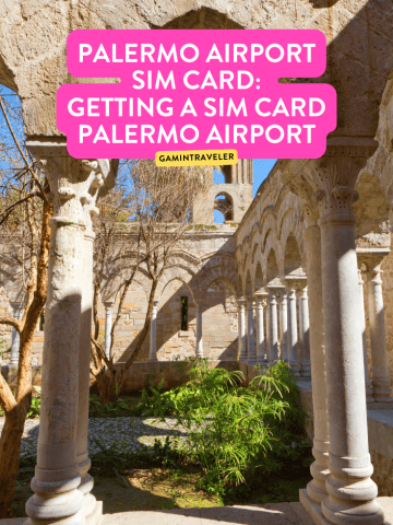 Palermo Airport SIM Card: Getting a SIM Card Palermo Airport