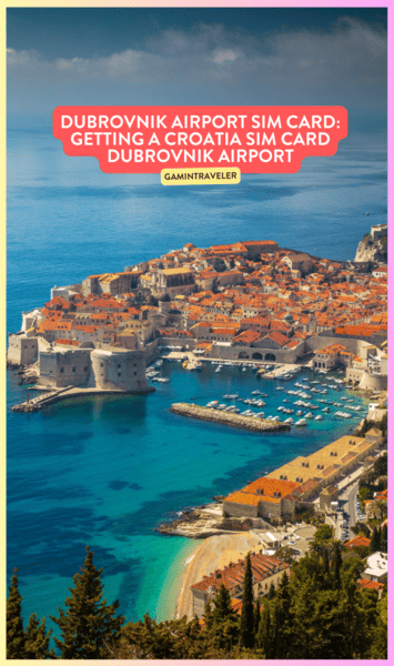 Dubrovnik Airport SIM Card | Croatia SIM Card Dubrovnik Airport