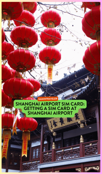 Shanghai Airport SIM Card: Getting a SIM Card at Shanghai Airport