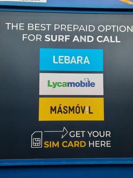 Tenerife Airport SIM Card: Getting a SIM Card in Tenerife