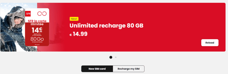 SFR Lyon Sim Card,