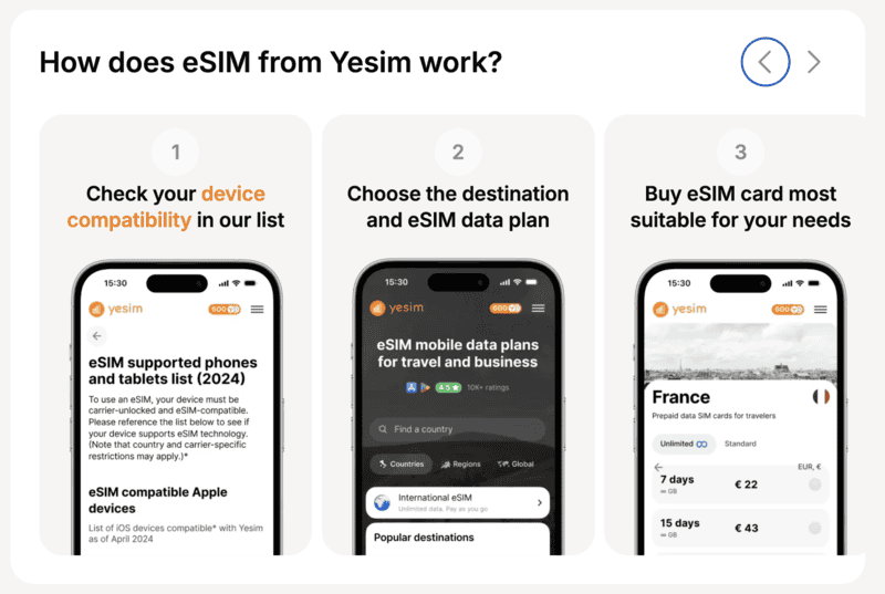 Getting Started with Yesim eSIM