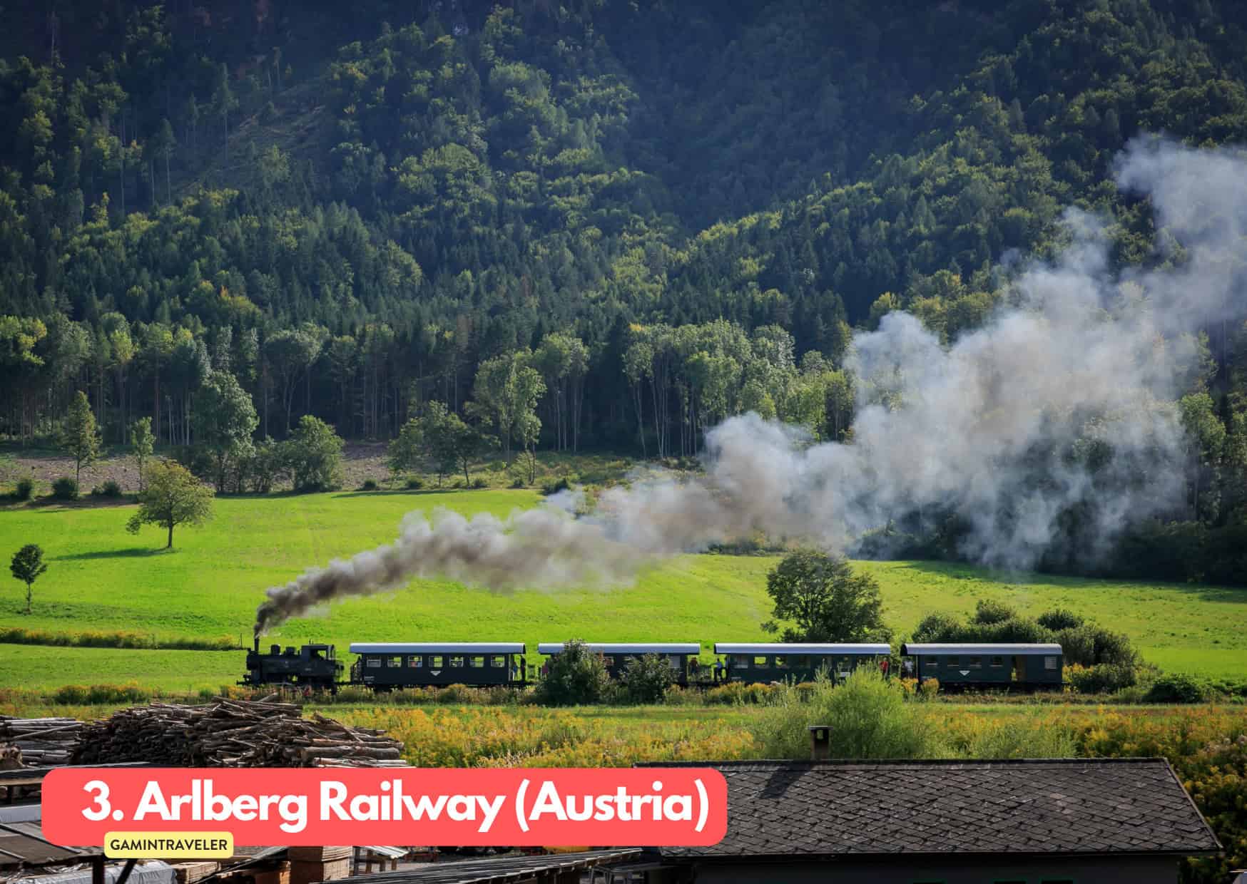 Arlberg Railway Austria Summer Train Journeys in Europe