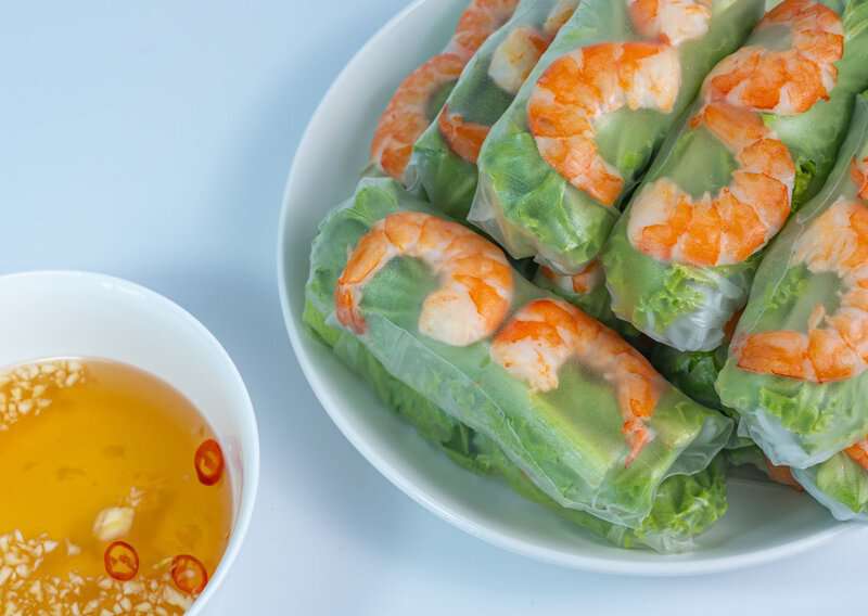 How to Make Goi Cuon Vietnamese Spring Rolls - (Recipe Guide) Tips And Calories