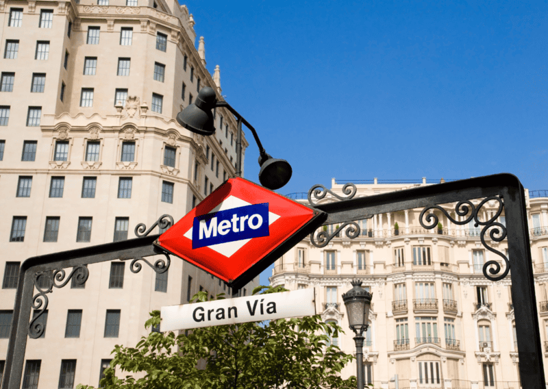 Thinking of Living in Madrid for a Year? Mistakes To Avoid And Best Tips To Live In Madrid 5 Living in Madrid for a Year Gran Via Metro Station