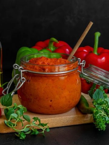 How To Make Ajvar Red Pepper Relish (Recipe Guide) Tips And Calories